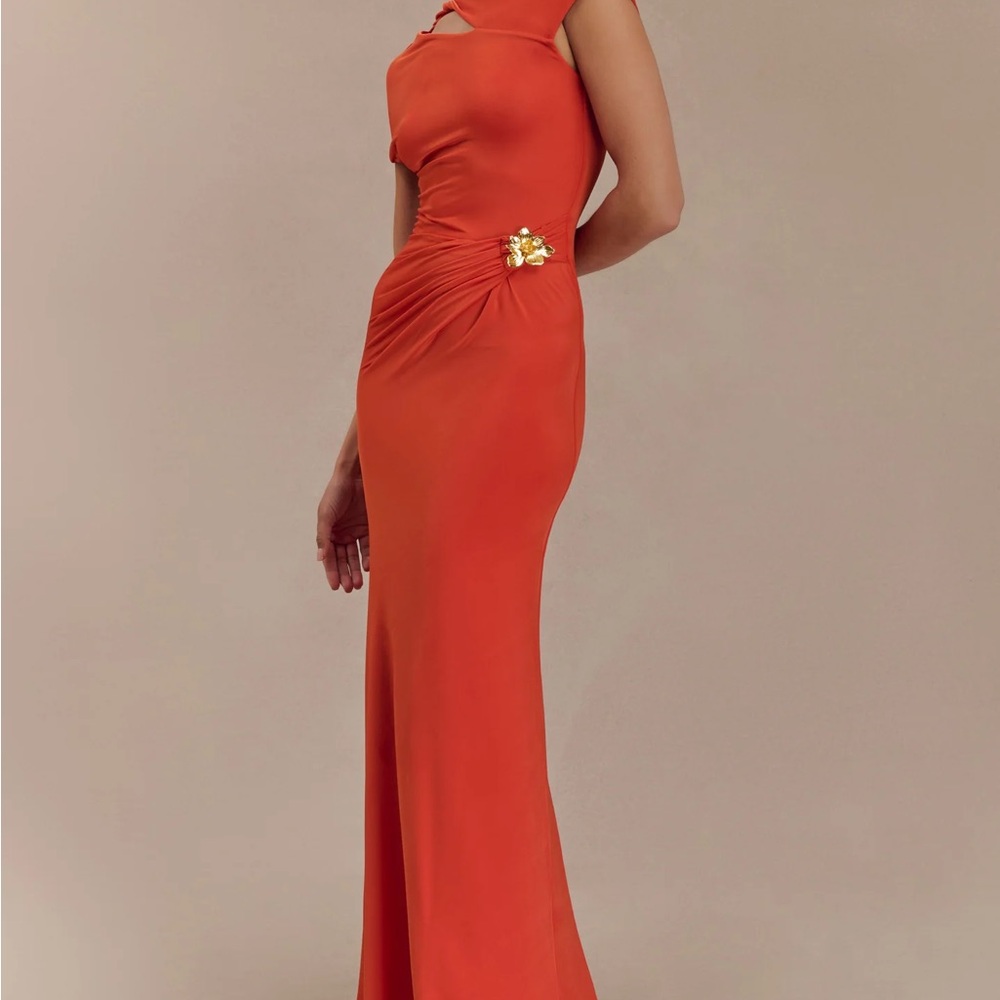 Meshki Kaida Maxi Dress - Burnt Orange. Medium